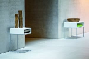 Dina / Table basse L 40 cm Blanc