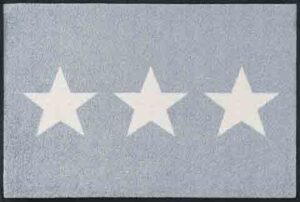 Star grey / Tapis anti-salissures 50 x 75 cm