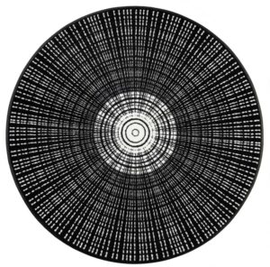 Cascara Black / Tapis de sol anti-salissures Ø115 cm