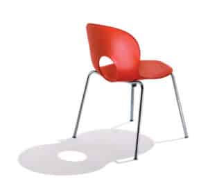 Olivia / Chaise empilable Blanc