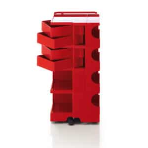 Boby / Caisson mobile haut 4 tiroirs Rouge