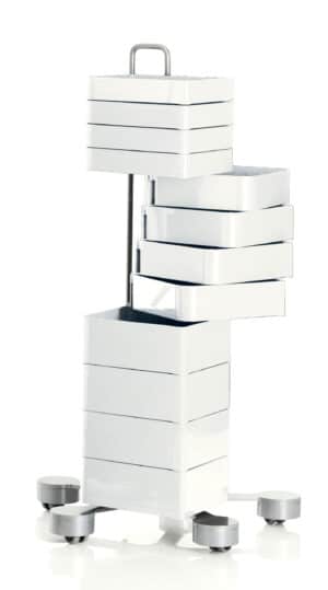 Spinny / Caissson tiroirs sur roulettes Blanc