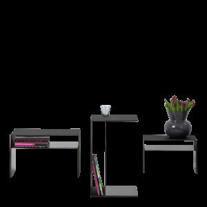 U2 / Table Basse H48 x 30 x 30 Noir