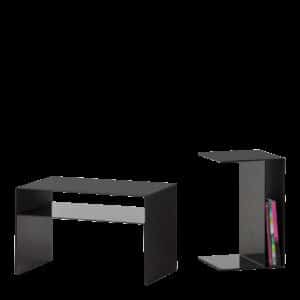 U2 XL / Table Basse H60 x 38 x 38 cm Noir