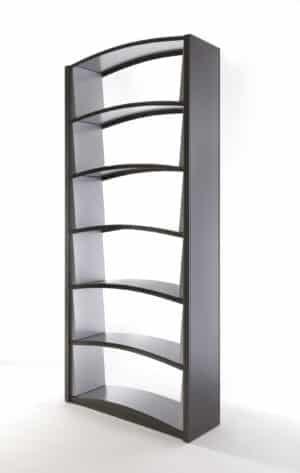 Chiave di volta / Bibliothèque 6 étagères Module de base Anthracite