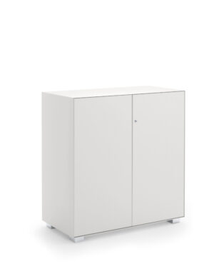 Primo 1000 / Armoire basse métallique H101 x L100 cm Blanc