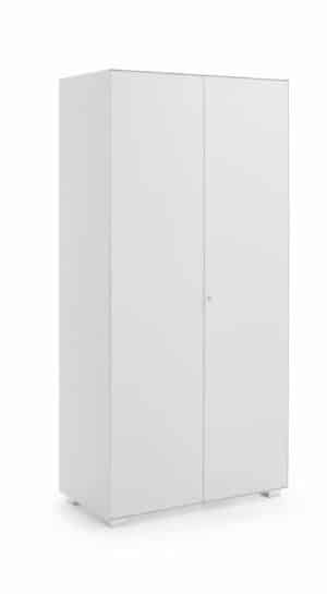 Primo 1000 / Armoire haute métallique H200 x L100 cm Blanc