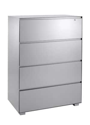 Primo 1000 / Armoire dossiers suspendus H133 x L100 cm Aluminium
