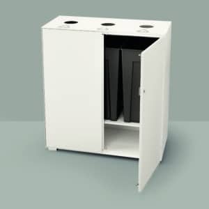 Primo Recycling Unit / Armoire tri sélectif Blanc