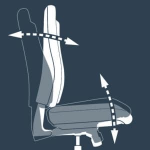 X-pander / Fauteuil de bureau avec accoudoirs