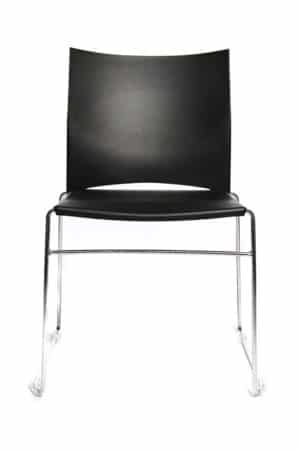 W-chair / Chaise visiteur Noir
