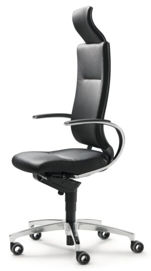 InTouch / Fauteuil de direction cuir Noir