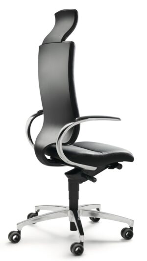 InTouch / Fauteuil de direction cuir Noir