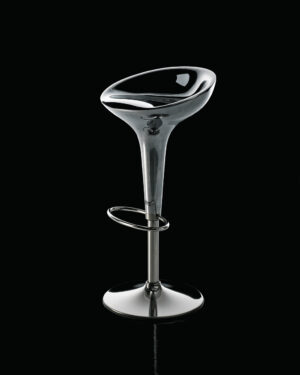 Al Bombo / Tabouret pivotant en aluminium