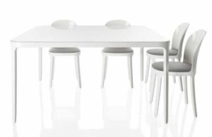 Vanity / Table en verre et aluminium 180 cm