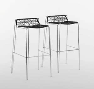 Penelope Strip stool / Tabouret Noir