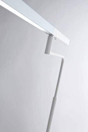 MiniStick / Lampadaire orientable à LED Blanc/Aluminium