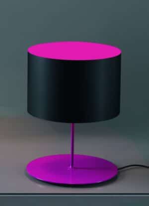 Half-Moon mini / Petite Lampe de table Noir/Violet