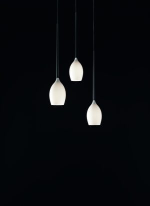 Gout / Suspensions en verre par 3 Blanc