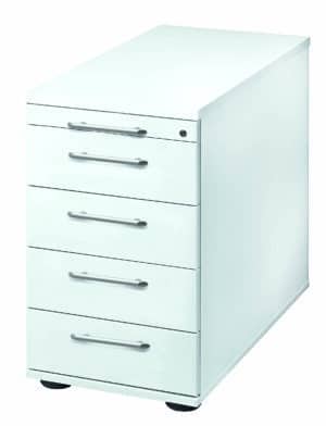 Officina 1 / Caisson fixe haut 4 tiroirs Blanc