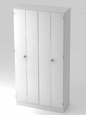 Officina 1 / Armoire haute portes pliantes H200 x L100 Blanc