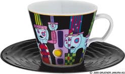 F. Hundertwasser / Tasses à café par 6