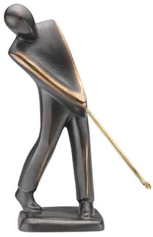 Golfeur / Sculpture en bronze