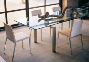 Magic / Table à rallonge en verre 200-280 cm