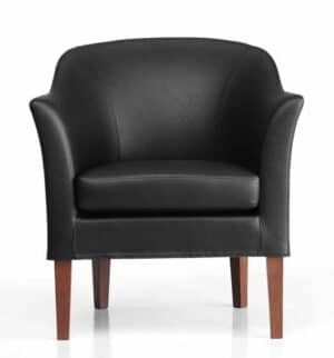 Bea / Fauteuil en cuir