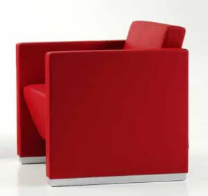 Lou / Fauteuil en cuir