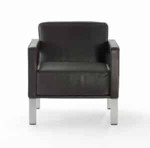 Antea / Fauteuil en cuir