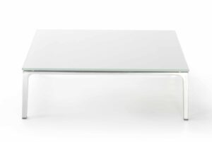 Antea / Table basse carrée en verre