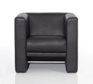 Vis à Vis / Fauteuil en cuir