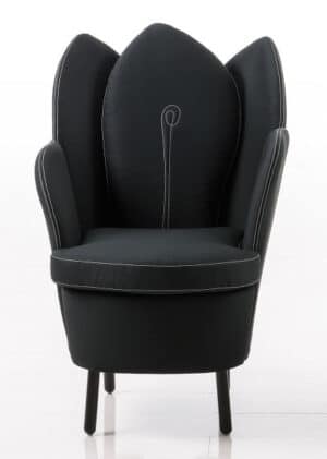 Morning dew / Fauteuil en tissu Noir