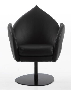 Dive / Fauteuil pivotant en cuir