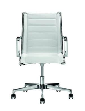 Dekora Soft / Fauteuil de bureau en cuir dossier bas