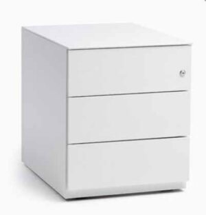 Note / Caisson mobile 3 tiroirs + plumier Blanc