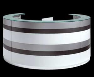 Twist / Banque d'accueil ronde