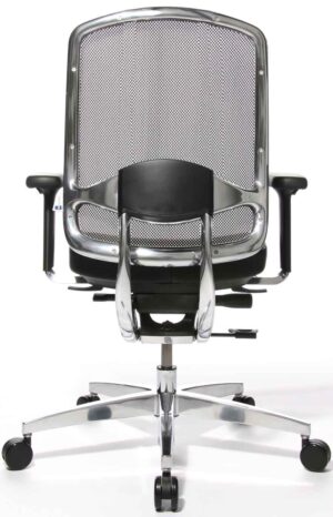Alumedic Limited / Fauteuil de direction en cuir dossier filet