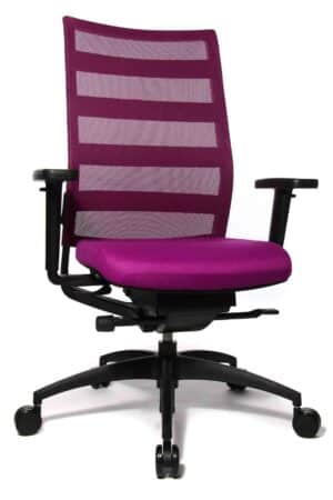 Ergomedic 100-1 / Fauteuil de direction dossier filet Violet