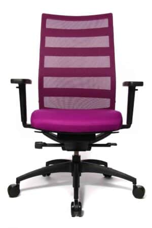 Ergomedic 100-1 / Fauteuil de direction dossier filet Violet