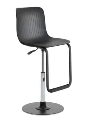 Dragonfly / Tabouret de bar pivotant réglable en hauteur Noir