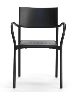 Breeze / Chaise avec accoudoirs Noir