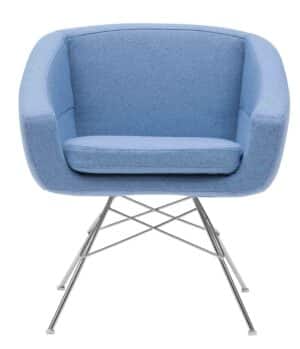Aiko / Chaise design avec accoudoirs