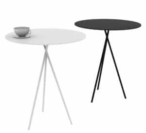 Mindy / Table basse H60 x ø40 cm Blanc