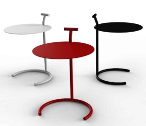 T-table / Table d'appoint pour tablette Blanc