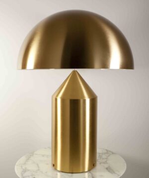 Atollo 238 / Lampe de table en métal Or H35 x Ø25 cm