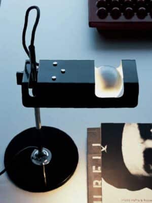 Spider / Lampe de bureau Joe Colombo Noir