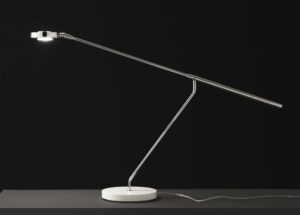 Lutz / Lampe de bureau à LED amovible chromé