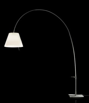 Lady Costanza / Lampadaire arc télescopique avec variateur tactile Blanc